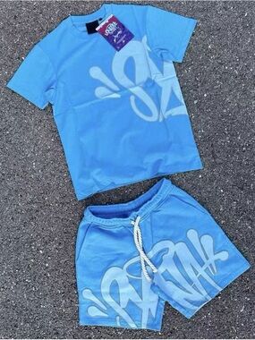 Blue Long Sleeve Tee by